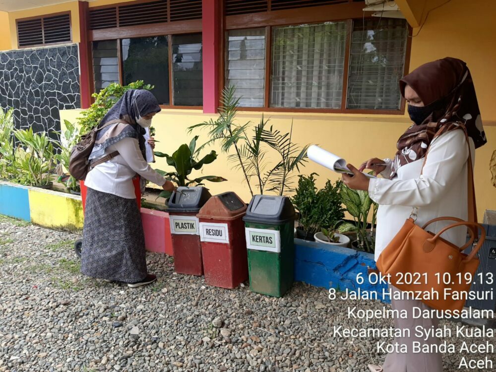 DLHK3 Banda Aceh Nilai Sekolah dan Gampong Bersih