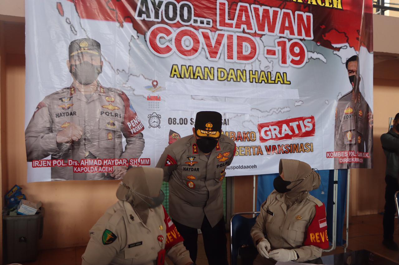 Vaksinasi Massal Polda Aceh dan Jajaran Terus Berlanjut