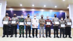 Polresta Banda Aceh Terima Piagam Kategori IKPA Terbaik I Tahun 2021