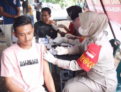 73,68 Persen Anak di Wilayah Hukum Polda Aceh telah Vaksin Dosis Pertama