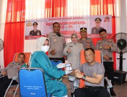 Sambut HUT Bhayangkara ke-76, Polresta Banda Aceh Gelar Baksos Donor Darah