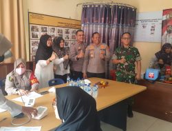 Wakapolresta Banda Aceh Tinjau Gerai Vaksinasi Presisi di Polsek Lueng Bata