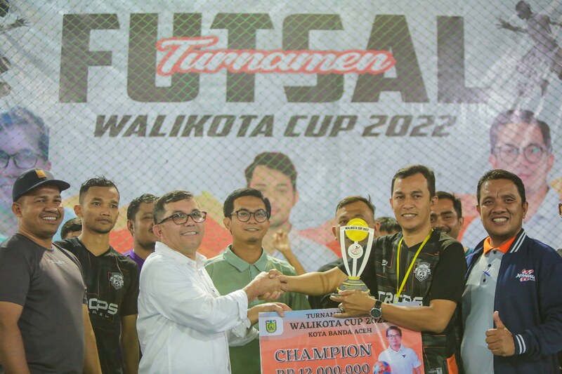 Tutup Futsal Wali Kota Cup 2022, Bakri Siddiq Komit Dukung Pembinaan Olahraga