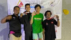 Atlet Panjat Tebing Aceh Naik Podium di Kejurnas Senior XVIII FPTI