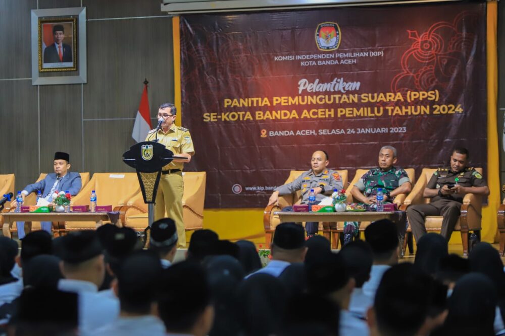 270 PPS Banda Aceh Dilantik, Ini Pesan Bakri Siddiq