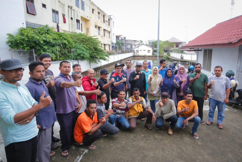 Saat Bakri Siddiq Semangati Petugas Rumah Pompa dan Pintu Air Se-Banda Aceh
