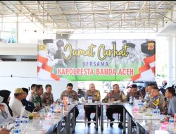 Warga Keluhkan Maksiat di Pinggir Kali Kepada Kapolresta Banda Aceh Dalam Jumat Curhat