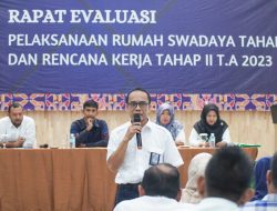 Tingkatkan Kinerja Program BSPS, Balai P2P Sumatera 1 Selenggarakan Rapat Evaluasi Tahap I dan Rencana Kerja Tahap II